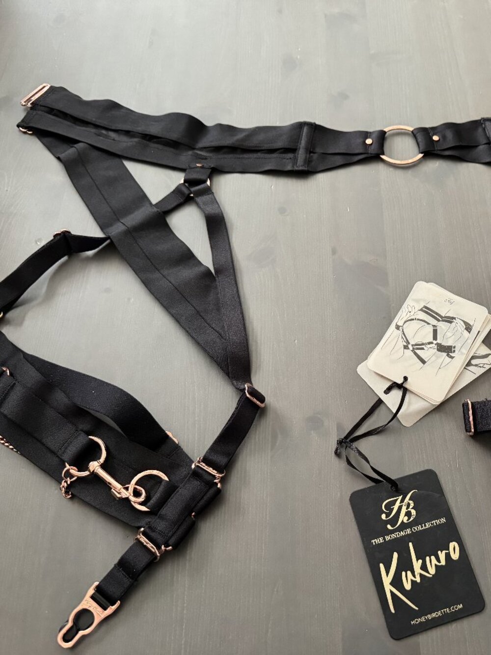 Honey Birdette - Kukuro - Suspender - M